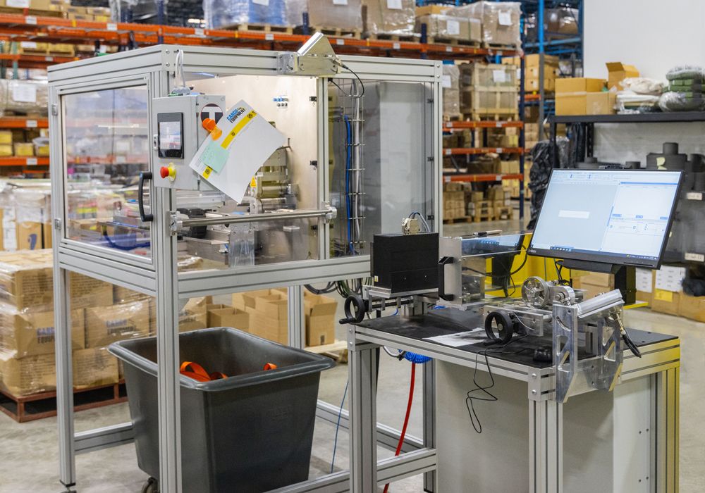 Cargo Equipment Corp's UV Printer for Webbing