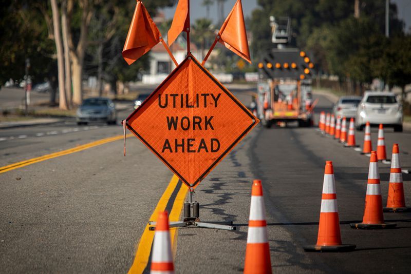 Vehicle traffic during construction