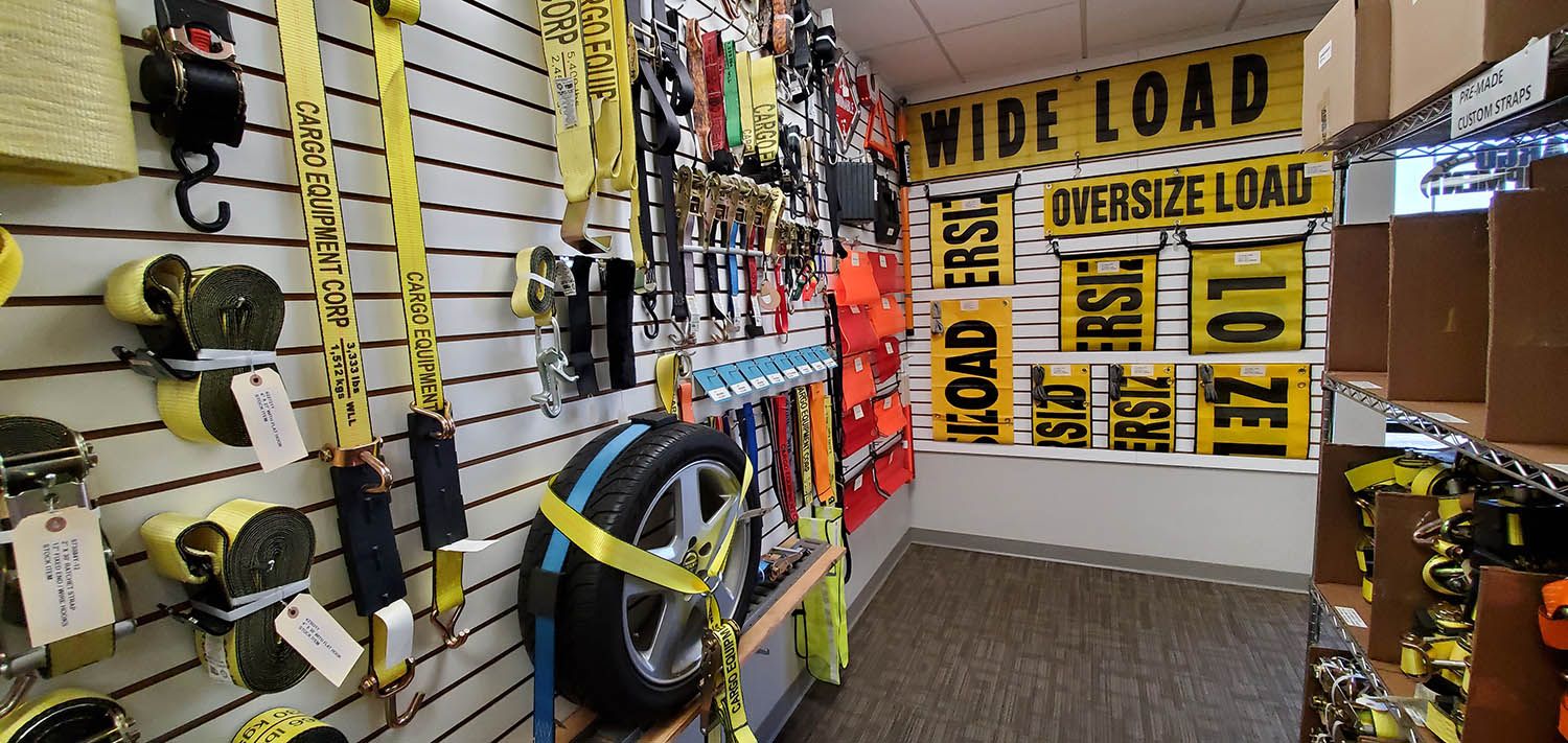 Cargo Equipment Corp showroom wall