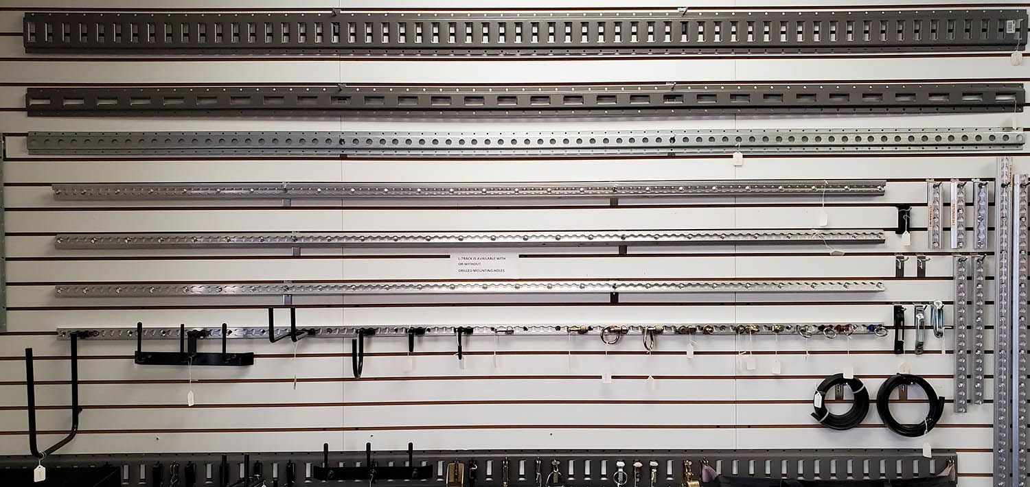 Cargo Equipment Corp showroom track wall