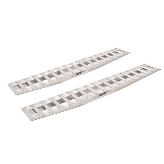 05-15-096-00-00 8 L x 15 W HD Ramps Lay-Over Trailer Ramp Extensions Knife Foot - 5000 lb Per Axle
