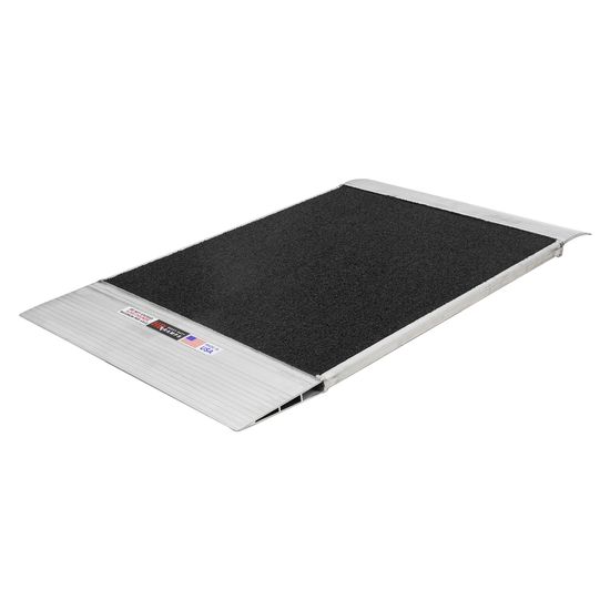 08-36-048-06-Grit 48 x 36 HD Ramps Grit-Coat Aluminum Shipping Container Ramps - 8000 lb Cap