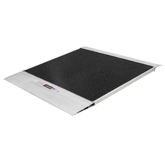 08-45-048-06-Grit 48 x 45 HD Ramps Grit-Coat Aluminum Shipping Container Ramps - 8000 lb Cap