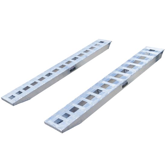 10-14-090-02-S 7 6 L x 14 W HD Ramps Aluminum Ramps Pin-On End Stub Foot - 10000 per Axle