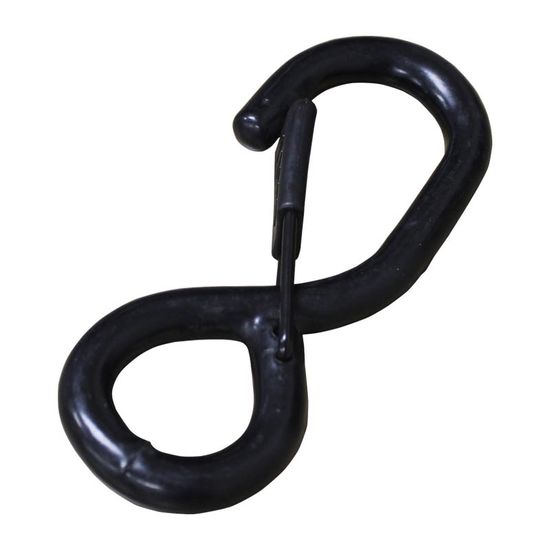 1101KP 1 Vinyl-Coated S-Hook with Keeper - WLL 585 lb