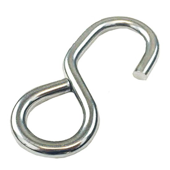 1101SS 1 Stainless Steel S-Hook - WLL 400 lb