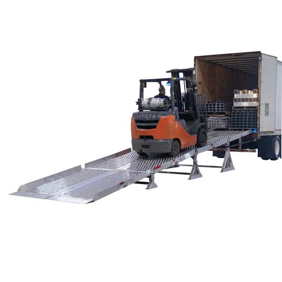 Portable Yard Ramps for Unloading Tractor Trailers, Box Trucks and ...