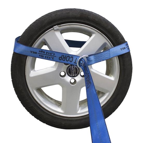 220693BL 2 x 6 Lasso Strap With Round Ring - Blue