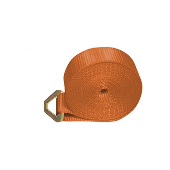 221142O 2 x 11 Adjustable End Only D-Ring - Orange