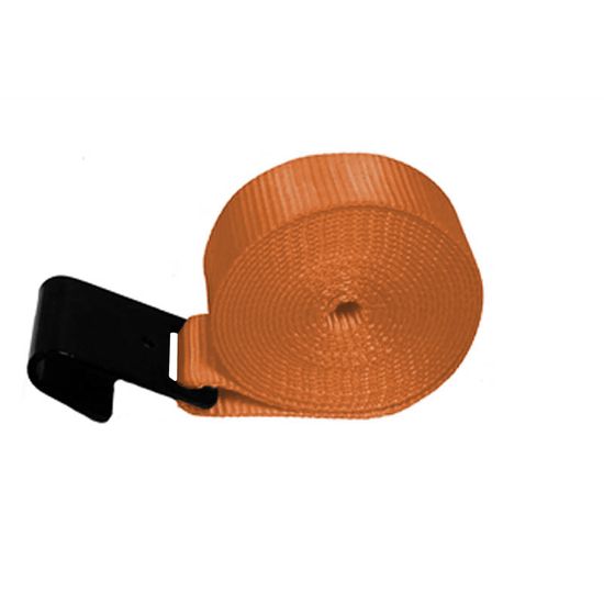 221220O 2 x 12 Adjustable End Only Flat Hook - Orange