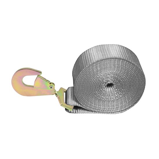 221464G 2 x 14 Adjustable End Only Twisted Snap Hook - Gray