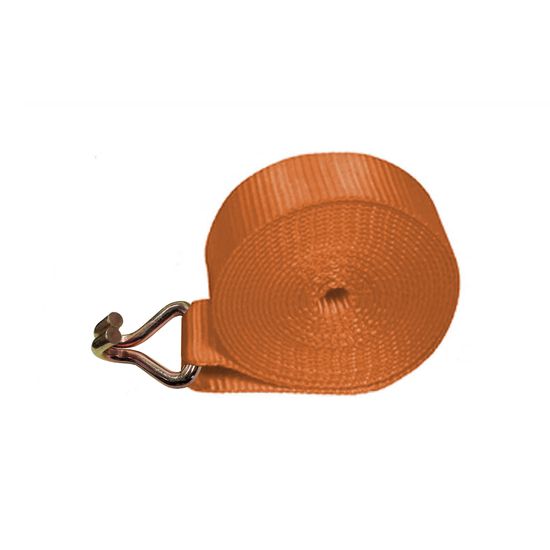 222084O 2 x 20 Adjustable End Only Wire Hook - Orange