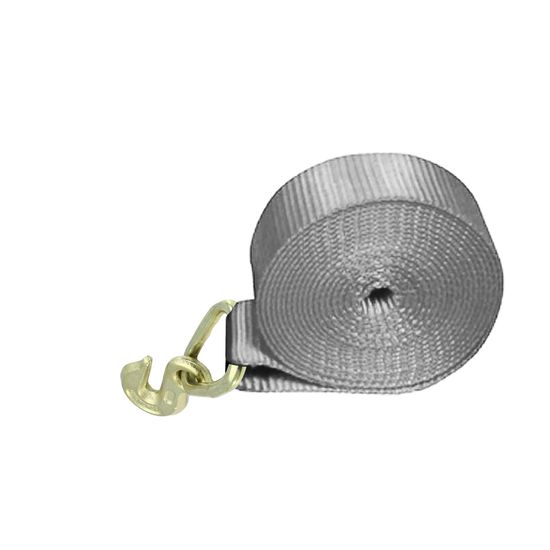 222550G 2 x 25 Adjustable End Only Grab Hook - Gray