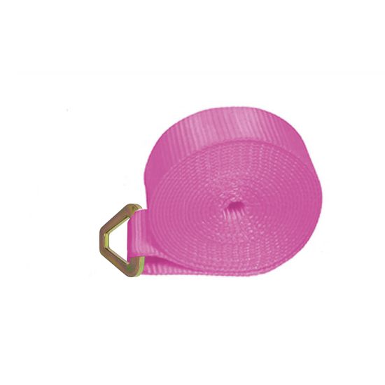 223342P 2 x 33 Adjustable End Only D-Ring - Pink