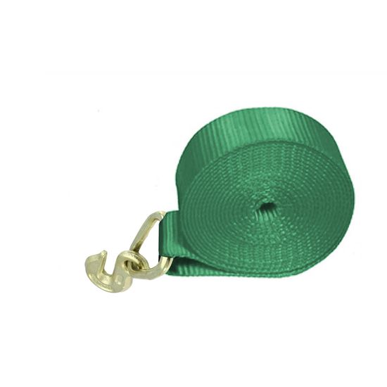 223350F 2 x 33 Adjustable End Only Grab Hook - Green
