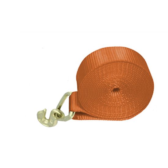 223350O 2 x 33 Adjustable End Only Grab Hook - Orange