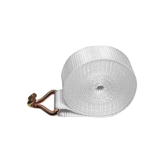 223384N 2 x 33 Adjustable End Only Wire Hook - White