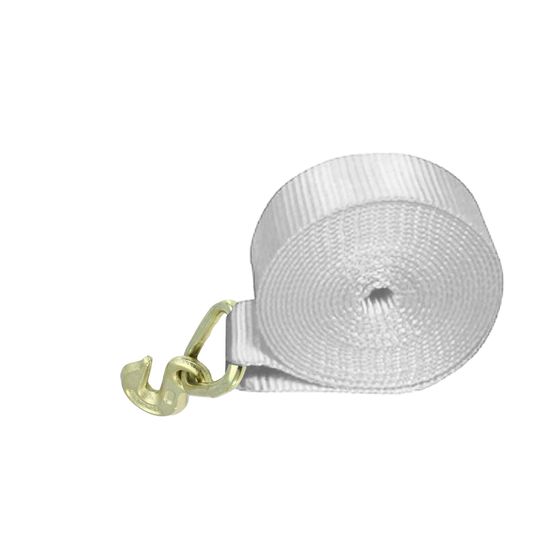 223550N 2 x 35 Adjustable End Only Grab Hook - White