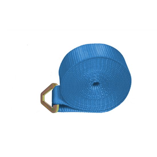 224542BL 2 x 45 Adjustable End Only D-Ring - Blue