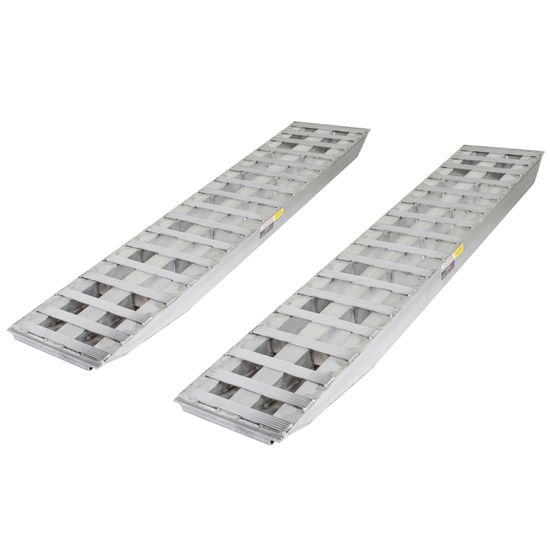 23-20-096-02-02-LL 8 L x 20 W HD Ramps Aluminum Ramps Double Pin-On Ends - 23500 lb Weight Cap