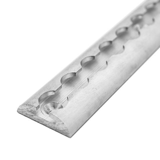 230072-DC 6 VersaTie Surface-Mounted Track with Wide Contour Edge Series 3 - Pre-Drilled