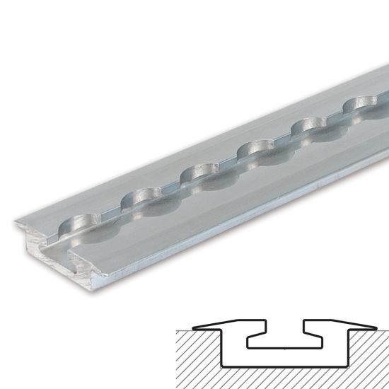 240012 1 VersaTie Recess-Mounted Track with Flanged Edge Series 4