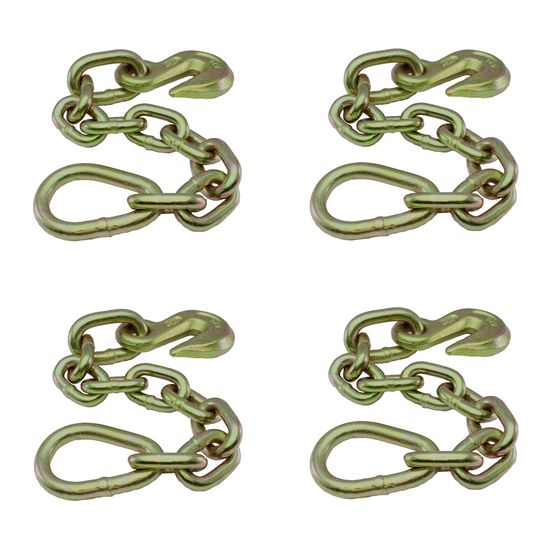 3705-4Pack 18 Chain Anchor wPear Ring - WLL 5400 lb - 4 Pack