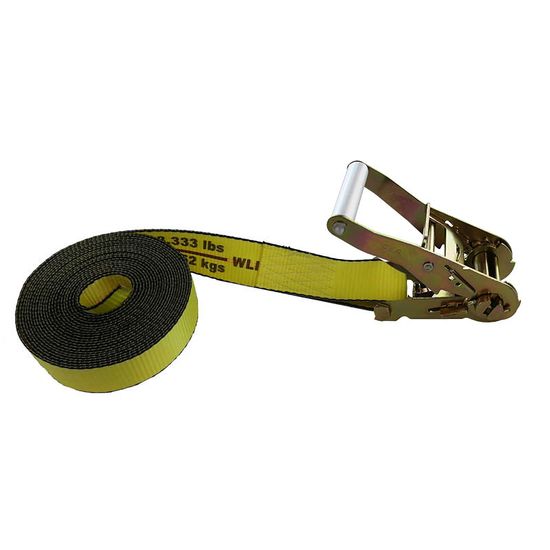 511000Y 2 x 10 Endless Loop Wide Handle Ratchet Strap - Yellow