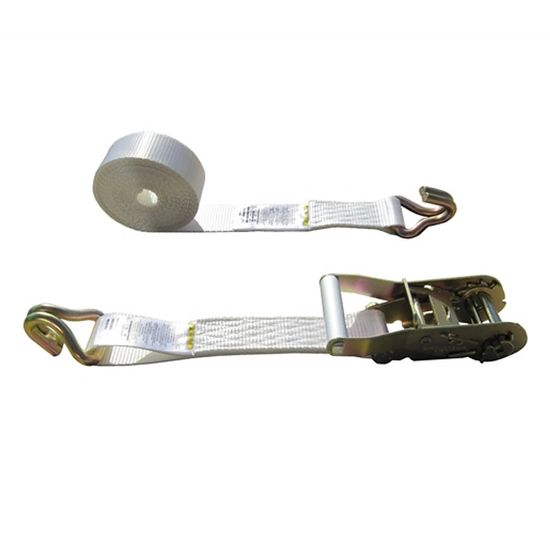 511084N-24 2 x 10 Tent Ratchet Strap Wire Hooks - White