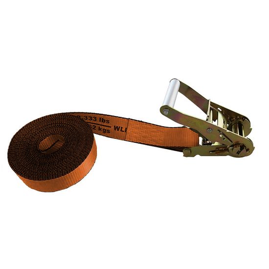 512000O 2 x 20 Endless Loop Wide Handle Ratchet Strap - Orange