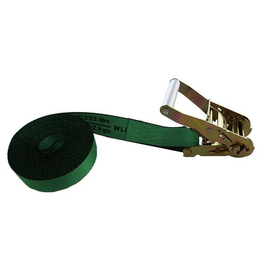 513000F 2 x 30 Endless Loop Wide Handle Ratchet Strap - Green