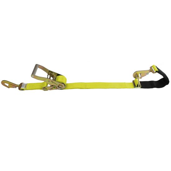 51XX64X-6-AS 2 10K Ratchet Strap with Built-in Axle Strap with Twisted Snap Hook