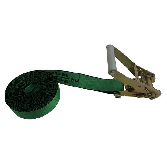 531200F 2 x 12 Endless Loop Standard Ratchet Strap - Green