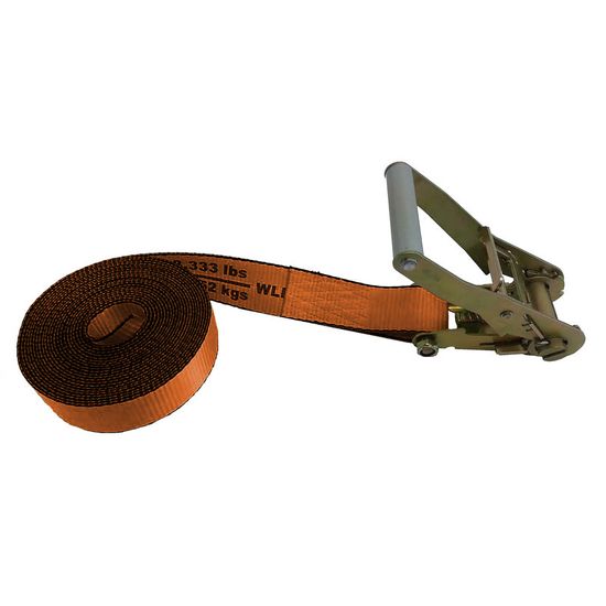 531800O 2 x 18 Endless Loop Standard Ratchet Strap - Orange