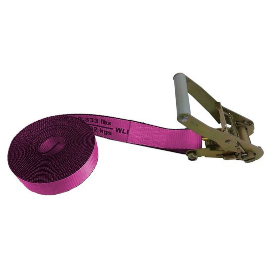 532000P 2 x 20 Endless Loop Standard Ratchet Strap - Pink
