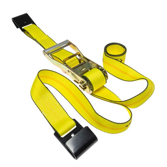 571020YP-12 2 x 10 Python Ratchet Strap with Flat Hooks - Yellow