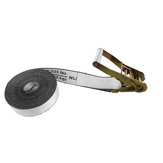 571400N 2 x 14 Endless Loop Ratchet Strap - White
