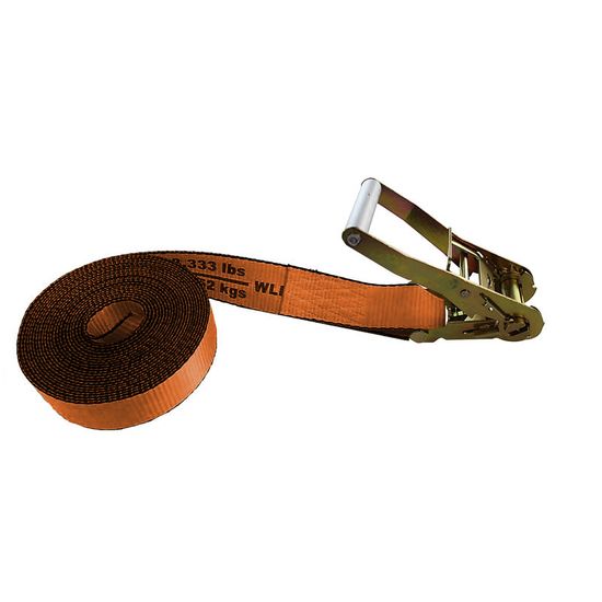 573000O 2 x 30 Endless Loop Ratchet Strap - Orange