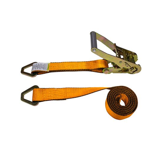 573042O-12 2 x 30 Ratchet Strap with Delta Rings - Orange