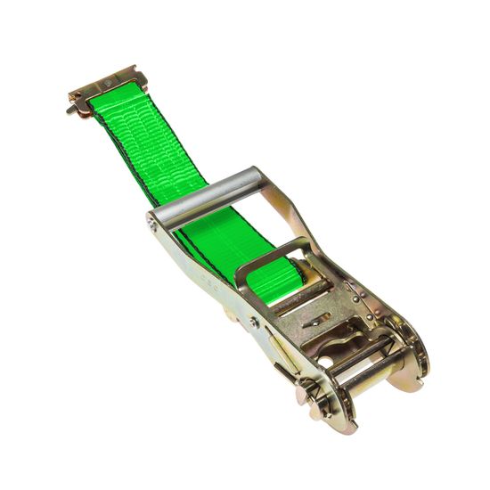 579901HF-12 2 x 12 Fixed End Only Ratchet With E-Track Fitting - High Visibility Green