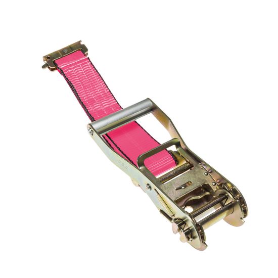 579901P-12 2 x 12 Fixed End Only Ratchet With E-Track Fitting - Pink