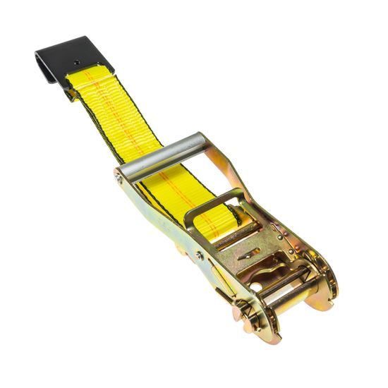 579920Y-12 2 x 12 Fixed End Only Ratchet With Flat Hook - Yellow