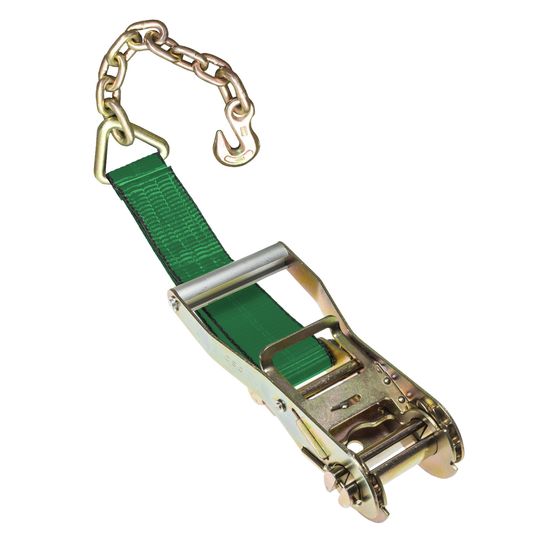 579940F-12 2 x 12 Fixed End Only Ratchet With Chain End - Green