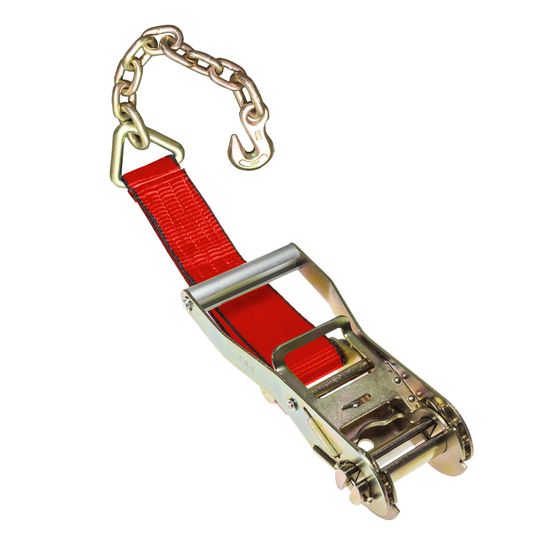 579940R-12 2 x 12 Fixed End Only Ratchet With Chain End - Red