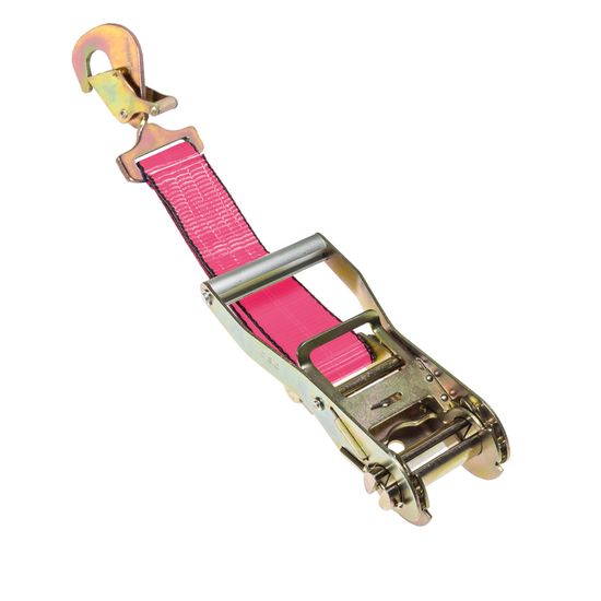 579964P-12 2 x 12 Fixed End Only Ratchet With Twisted Snap Hook - Pink