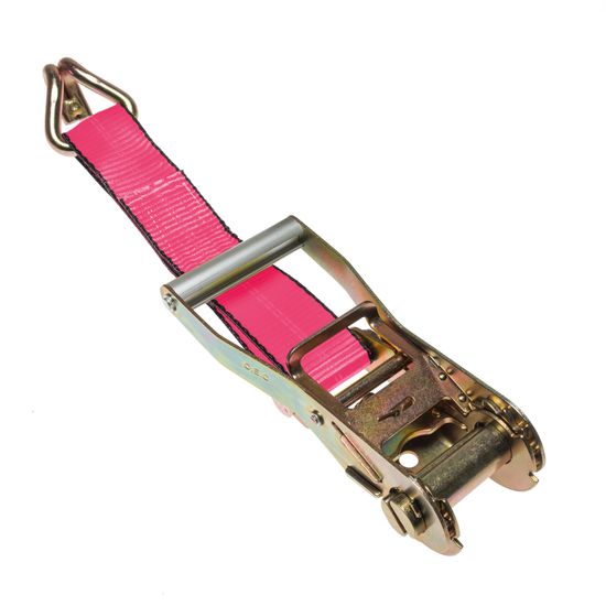 579984P-12 2 x 12 Fixed End Only Ratchet With Wire Hook - Pink