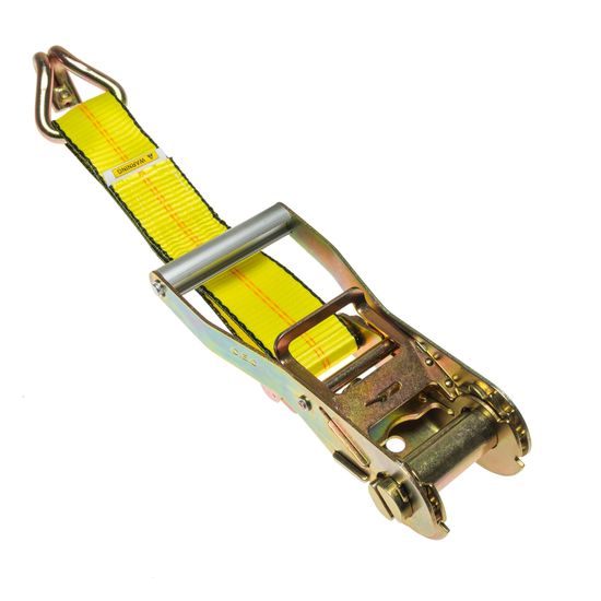 579984Y-12 2 x 12 Fixed End Only Ratchet With Wire Hook - Yellow