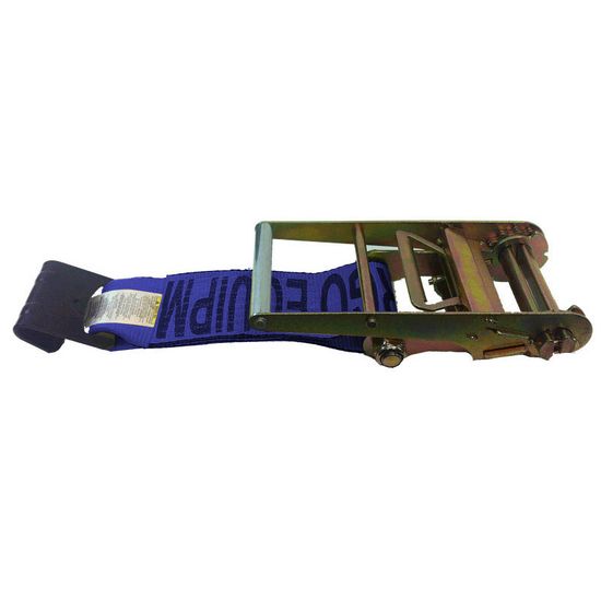 599921BL-12 4 x 12 Fixed End With Flat Hook - Blue