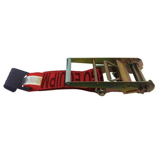 599921R-12 4 x 12 Fixed End With Flat Hook - Red