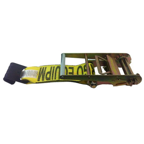 599921Y-12 4 x 12 Fixed End With Flat Hook - Yellow